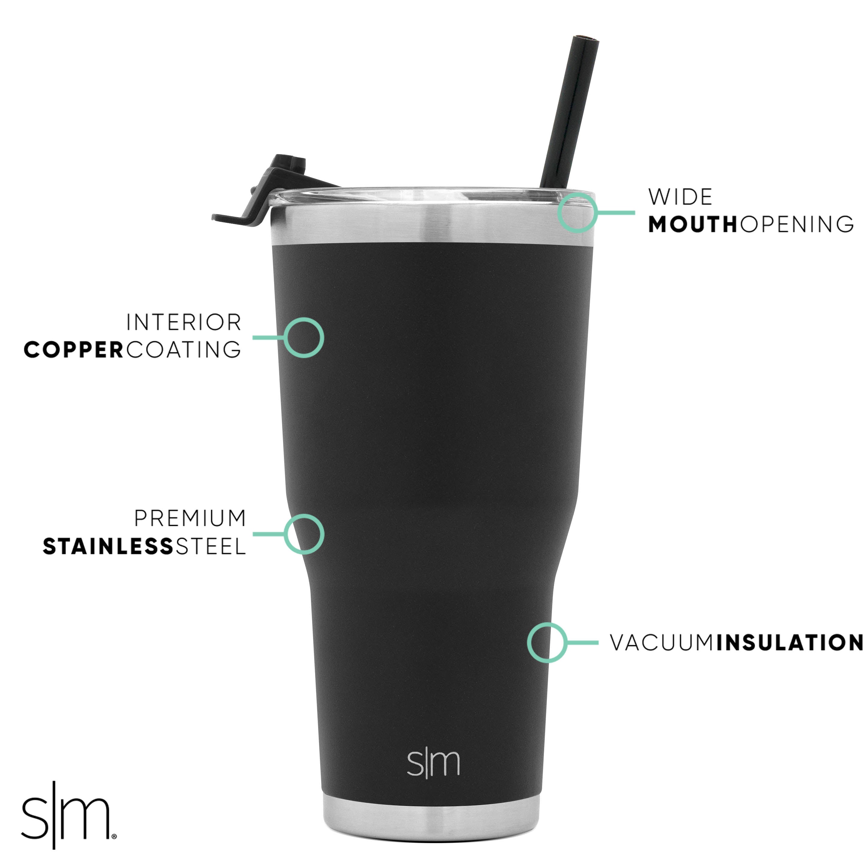 NHL® 30oz Insulated Tumbler with Flip Lid & Straw - Leakproof Stainless Steel Travel Mug for Hot & Cold Drinks - Perfect for Hockey Games, Camping, Office & Gym Use