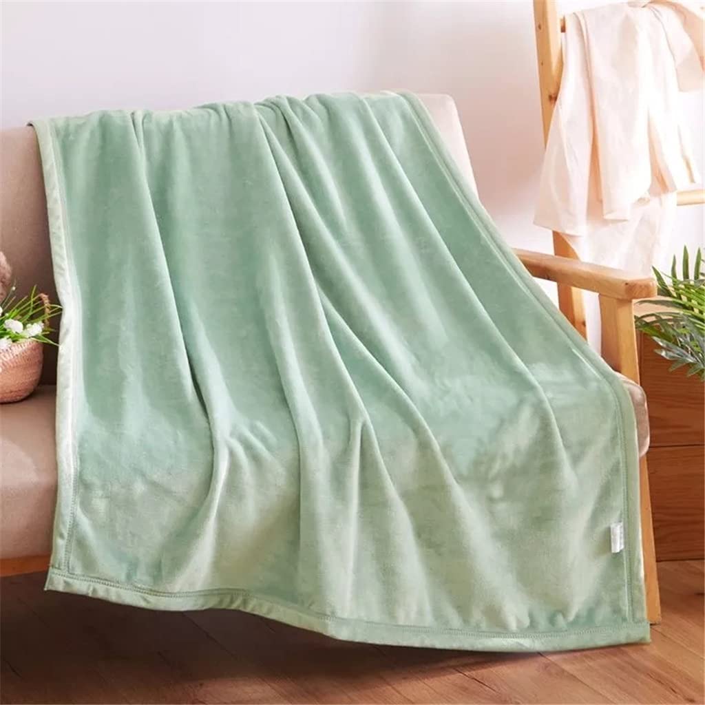 KGEZW Super Soft Flannel Blanket - 100cm x 150cm Cozy Fleece Throw for Travel, Airplane, Sofa & Office - Portable Lightweight Blanket for Kids & Adults (Multiple Colors) - Perfect for Road Trips, Camping & Home Comfort