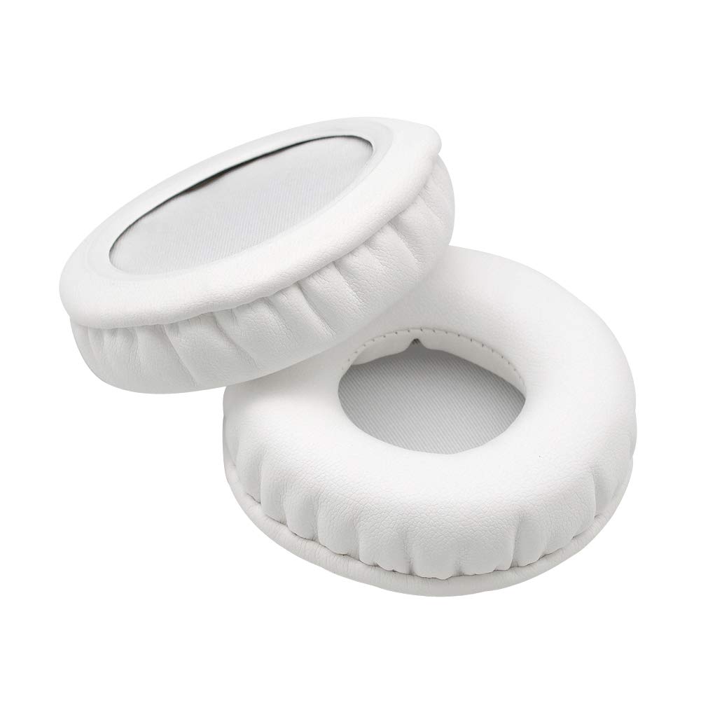 Replacement Ear Pads Cushion Cover for Sony MDR-ZX610 MDR-ZX660 MDR-ZX600 Headphones - Soft White Earpads for Comfort & Noise Isolation - Perfect for Gaming, Music & Office Use