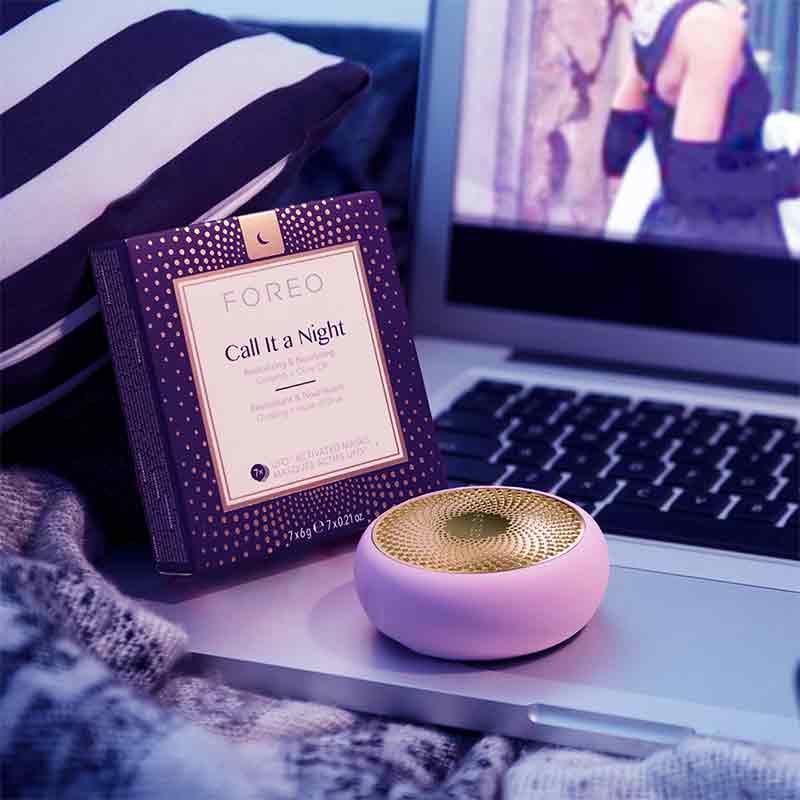 Foreo UFO Masks - Hydrating & Anti-Aging Night Treatment for Glowing Skin | Perfect for Nighttime Skincare Routine & Relaxation