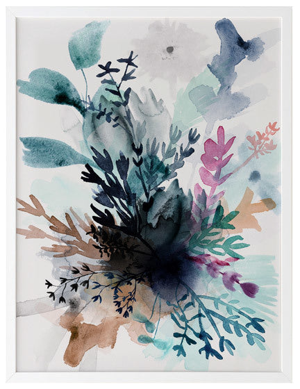 Because of You Framed Wall Art Print - Romantic Home Decor for Bedroom, Living Room & Office