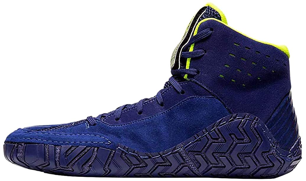 ASICS Men's Aggressor 4 Wrestling Shoes - Lightweight & High-Traction for Competition & Training - Perfect for Wrestling Matches, Practice, and Grappling Sports