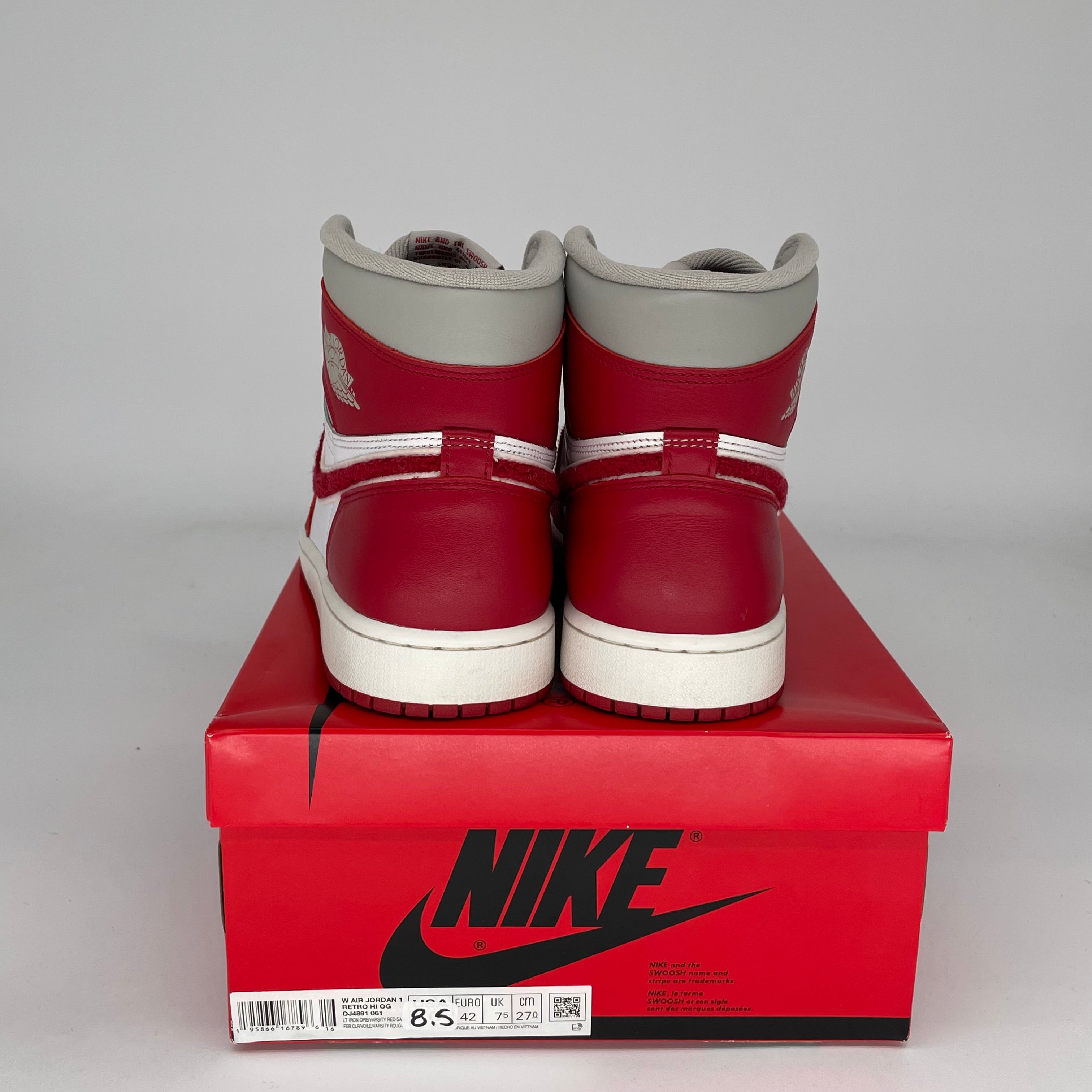 AIR JORDAN 1 VARSITY RED Basketball Shoes - Women's Size 8.5/10W (DJ4891-061) - Perfect for Streetwear, Sneaker Collection & Casual Wear
