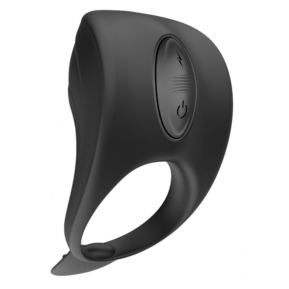Electroshock Cock Ring with Clitoral E-Stimulation Massager - Powerful Pleasure Enhancer for Couples & Solo Play - Perfect for BDSM, Sensory Exploration & Intimate Bonding