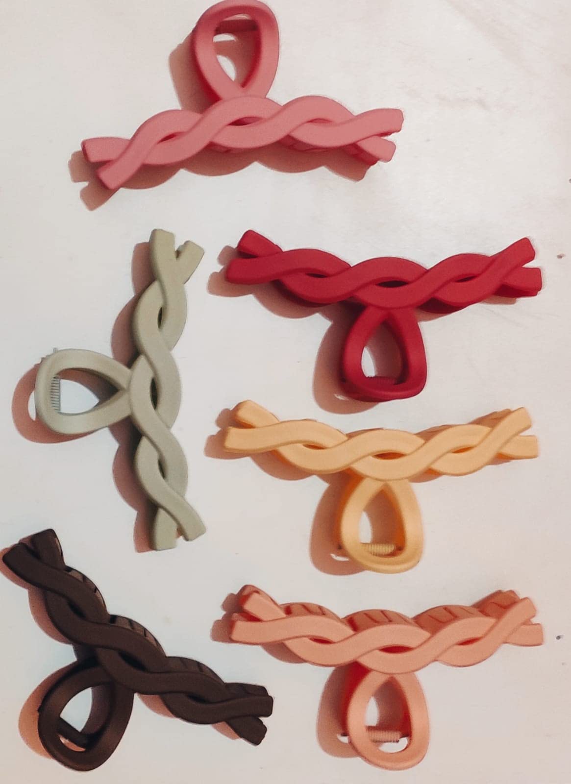 Korean Transparent Butterfly Hair Clips - 4 Pack for Women & Girls, Perfect for Daily Styling