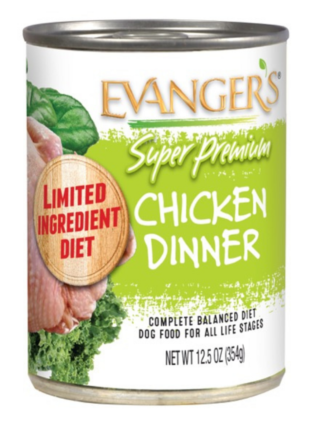 Evanger's Super Premium Chicken Dinner Canned Dog Food - Grain-Free, High Protein Wet Food for Adult Dogs - Perfect for Mealtime, Training Treats & Senior Dogs