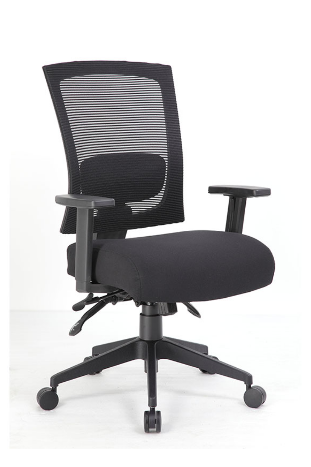 Ergonomic Mesh Back 3-Paddle Task Chair with Seat Slider B6716 - Perfect for Office, Home Workspace & Gaming Setup