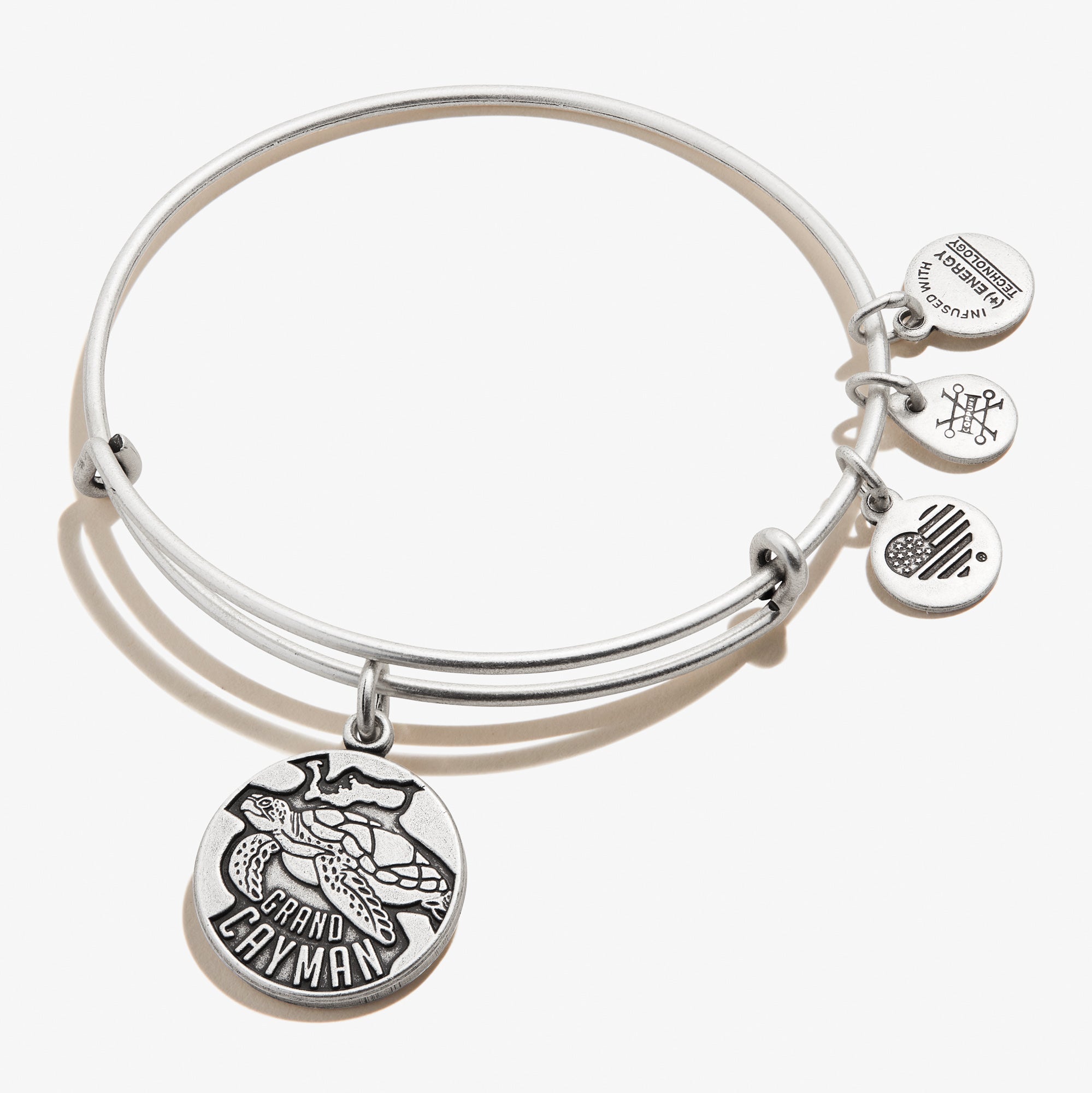 Grand Cayman Charm Bangle - Elegant Caribbean Inspired Bracelet for Women | Perfect for Beach Vacations, Summer Parties & Gift Giving