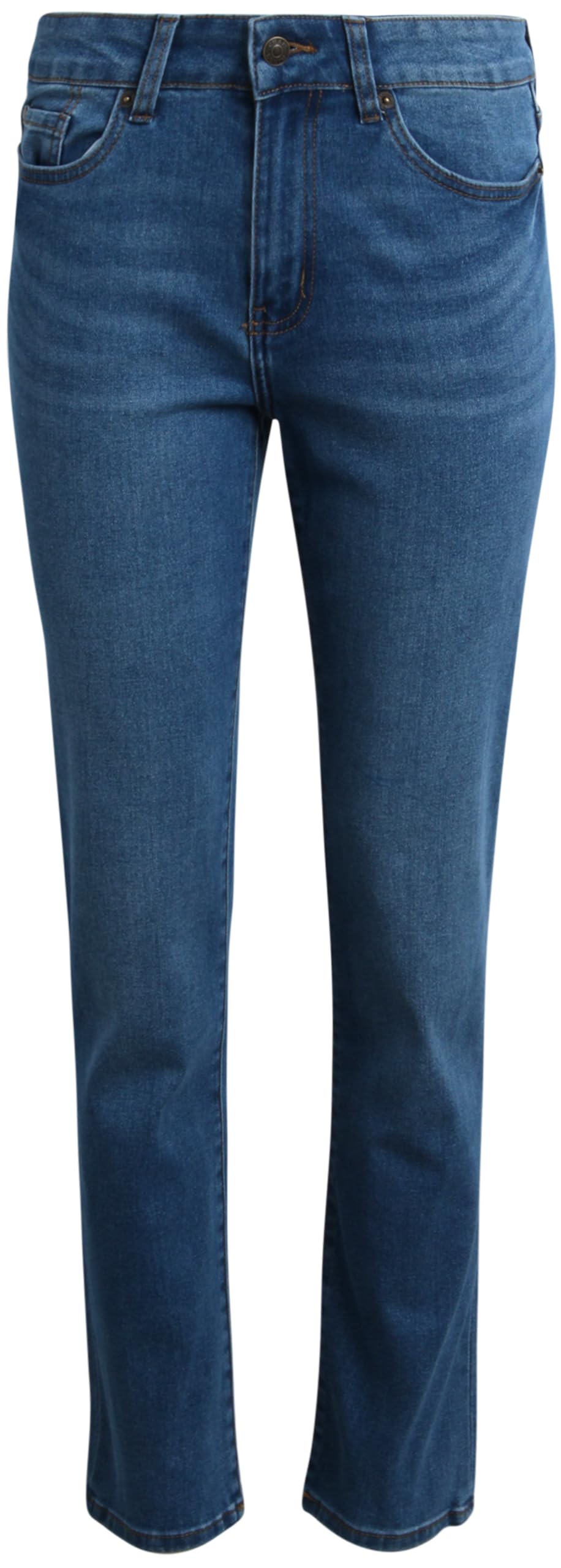 Chaps Women's Regular Fit Straight Leg Jeans - Comfort Stretch Denim Pants for Everyday Wear | Casual & Office Outfits