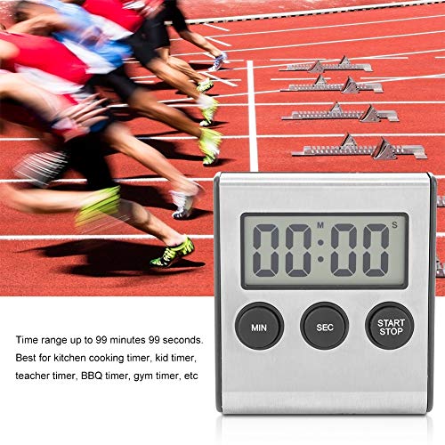 Digital Kitchen Timer - Big Digit Countdown Clock for Cooking & Baking