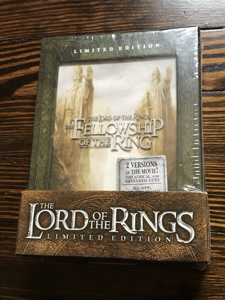 The Lord of the Rings Trilogy DVD Set - Theatrical & Extended Limited Edition (Fellowship of the Ring, Two Towers, Return of the King) - Perfect for Movie Nights & Fantasy Fans Collection