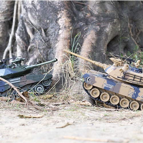 1:18 Scale Remote Control Metal Water Pump Tank Toy - 2.4GHz RC Simulation Crawler Vehicle for Kids | Birthday Gift for Boys Girls | Compatible with Paw Patrol & Frozen Dolls (Size A) - Outdoor Play, Backyard Adventures & Pretend Battle Scenes