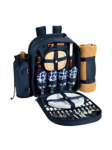 Navy/White With Trellis Blue