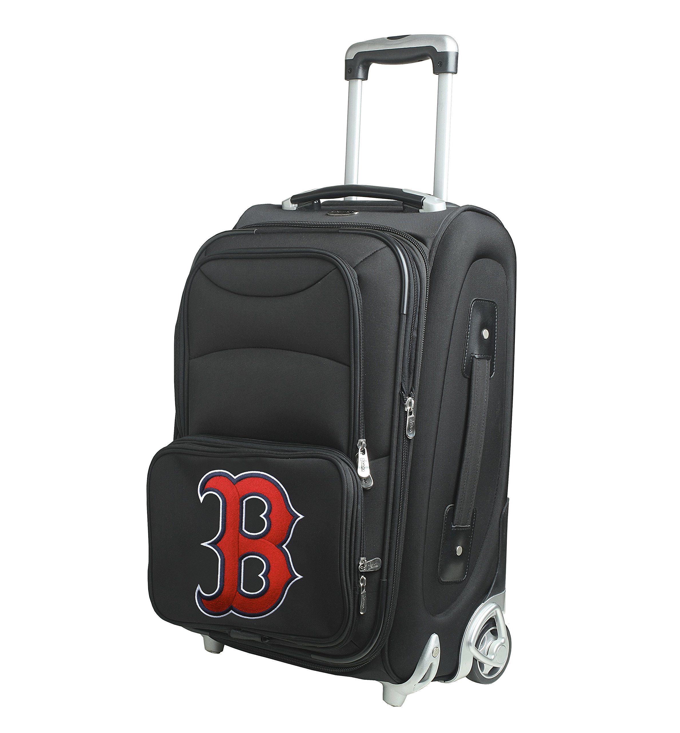 Denco 21-Inch Black Skate Wheel Carry-On Luggage - Lightweight Spinner Suitcase for Business Travel & Weekend Getaways