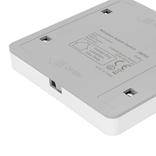 Smart Wi-Fi Light Switch with LED Indicator - Scene Switch Controller for Home Automation | Perfect for Kitchens, Bathrooms & Smart Home Setup