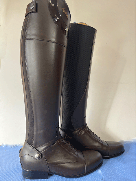 Sergio Grasso Evolution Women's Riding Boots with Crystal Embellishments - Equestrian & Fashion Riding Boots for Horseback Riding & Stylish Outfits