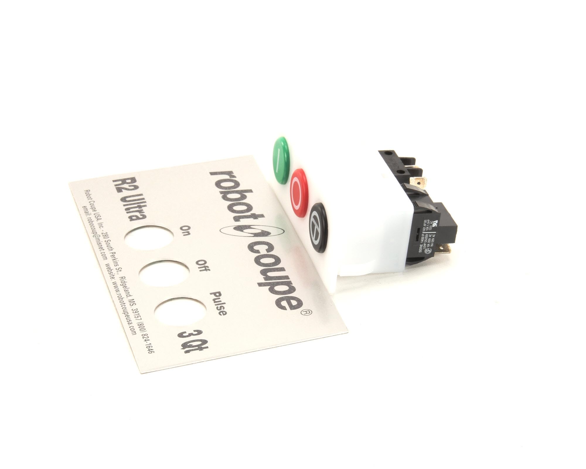 Robot Coupe 39107 Replacement R2U Switch Assembly for 3Qt Food Processors - Perfect for Commercial Kitchens & Restaurant Equipment Repair