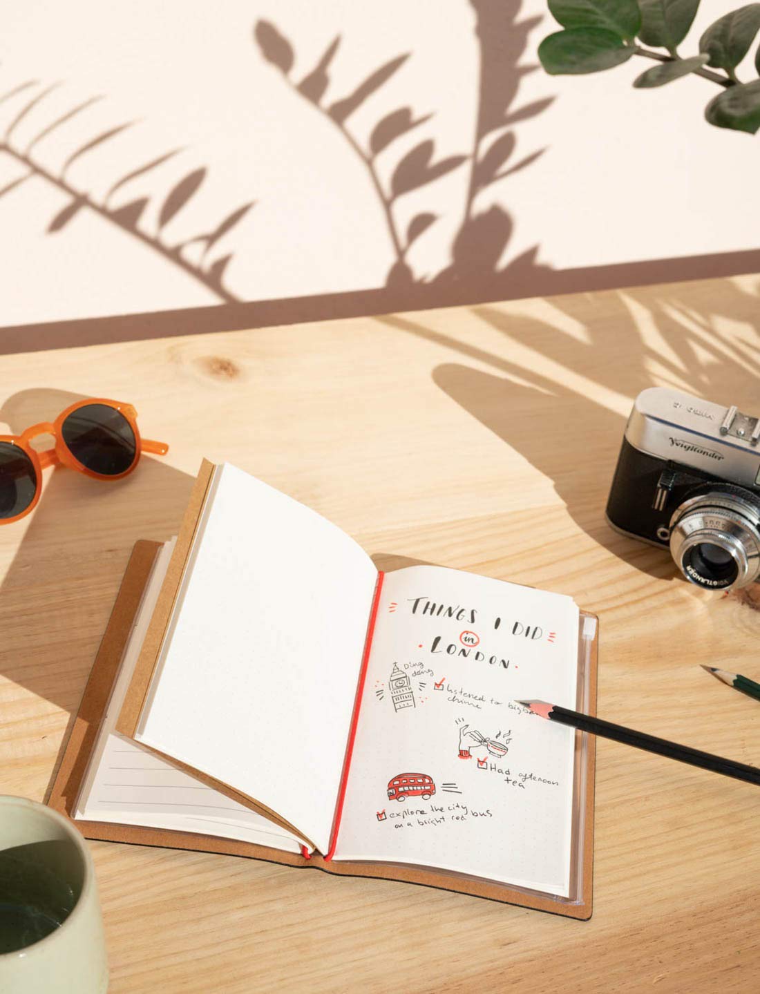 Premium PU Leather Travel Journal - Erik Wanderlust Diary Notebook for Writing & Sketching | Perfect Travel Accessory & Thoughtful Gift for Adventurers | Ideal for Backpacking, Road Trips & Vacation Memories