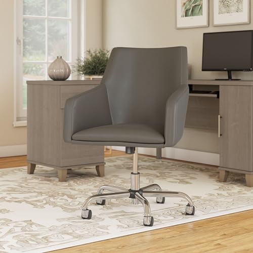 Washed Gray Leather