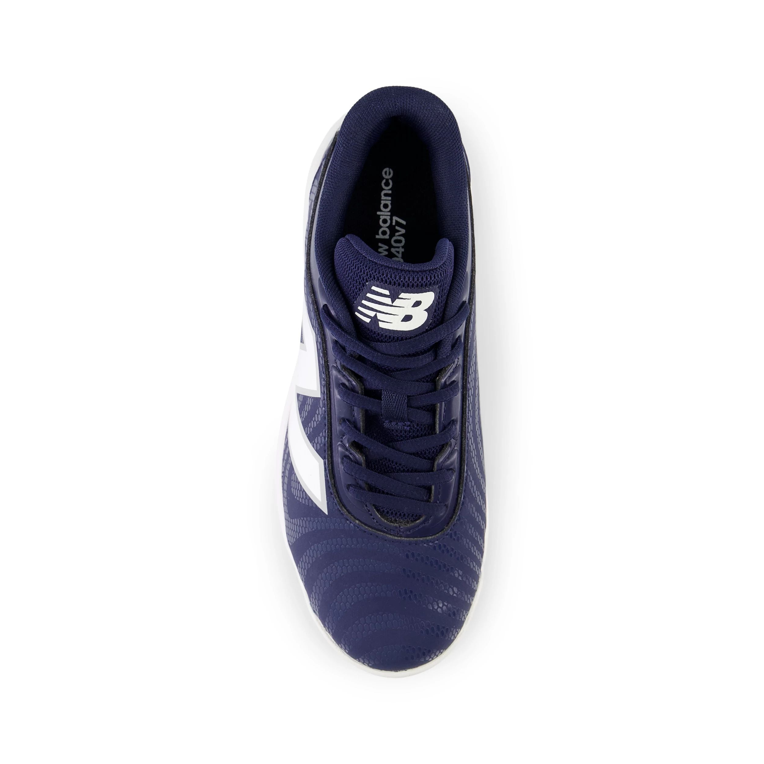 New Balance 4040v7 Youth Baseball Cleats - Navy Blue Molded Cleats for Kids - Perfect for Little League & Youth Baseball Games