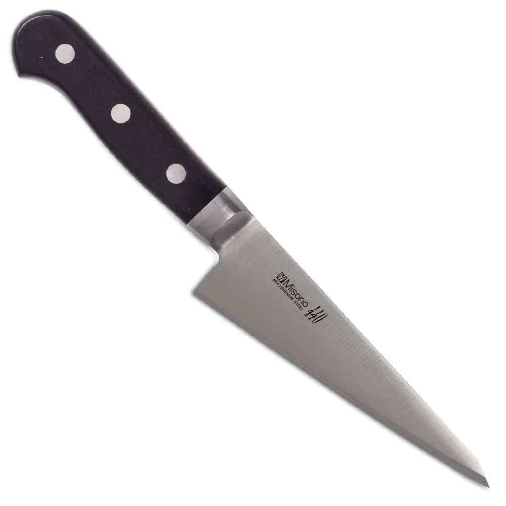 Misono 440 Honesuki Boning Knife - Japanese High Carbon Steel Poultry & Meat Deboning Knife - Perfect for Chefs, Butchers & Home Cooking