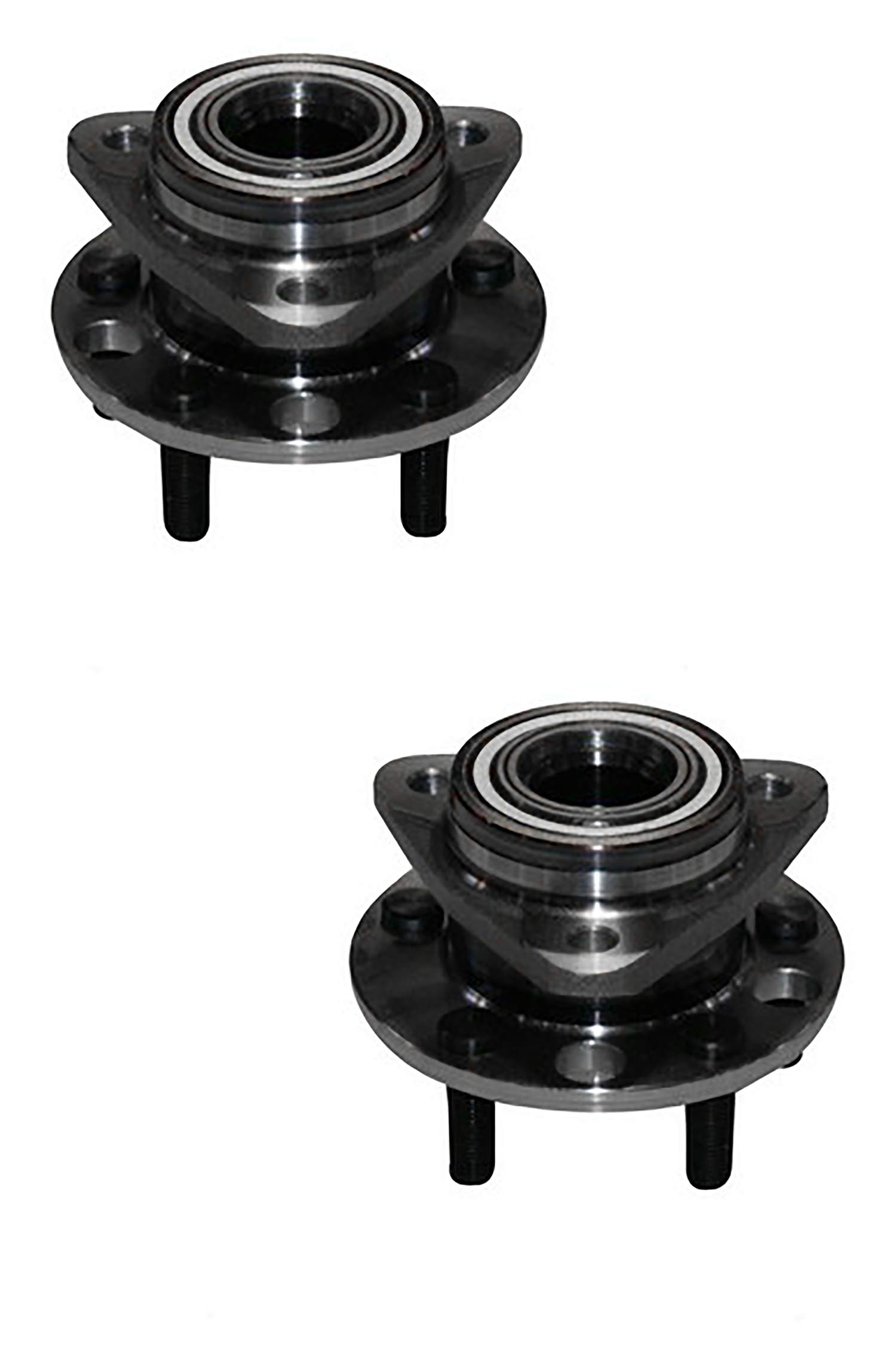 Premium Wheel Hub Bearing Front Set of 2 - Compatible with Cadillac Chevrolet Oldsmobile Pontiac 1984 J2000 Sunbird, 1982-1983 J2000, 1982-1984 Cavalier Cimarron Firenza - Durable Replacement for Smooth Ride & Enhanced Vehicle Performance