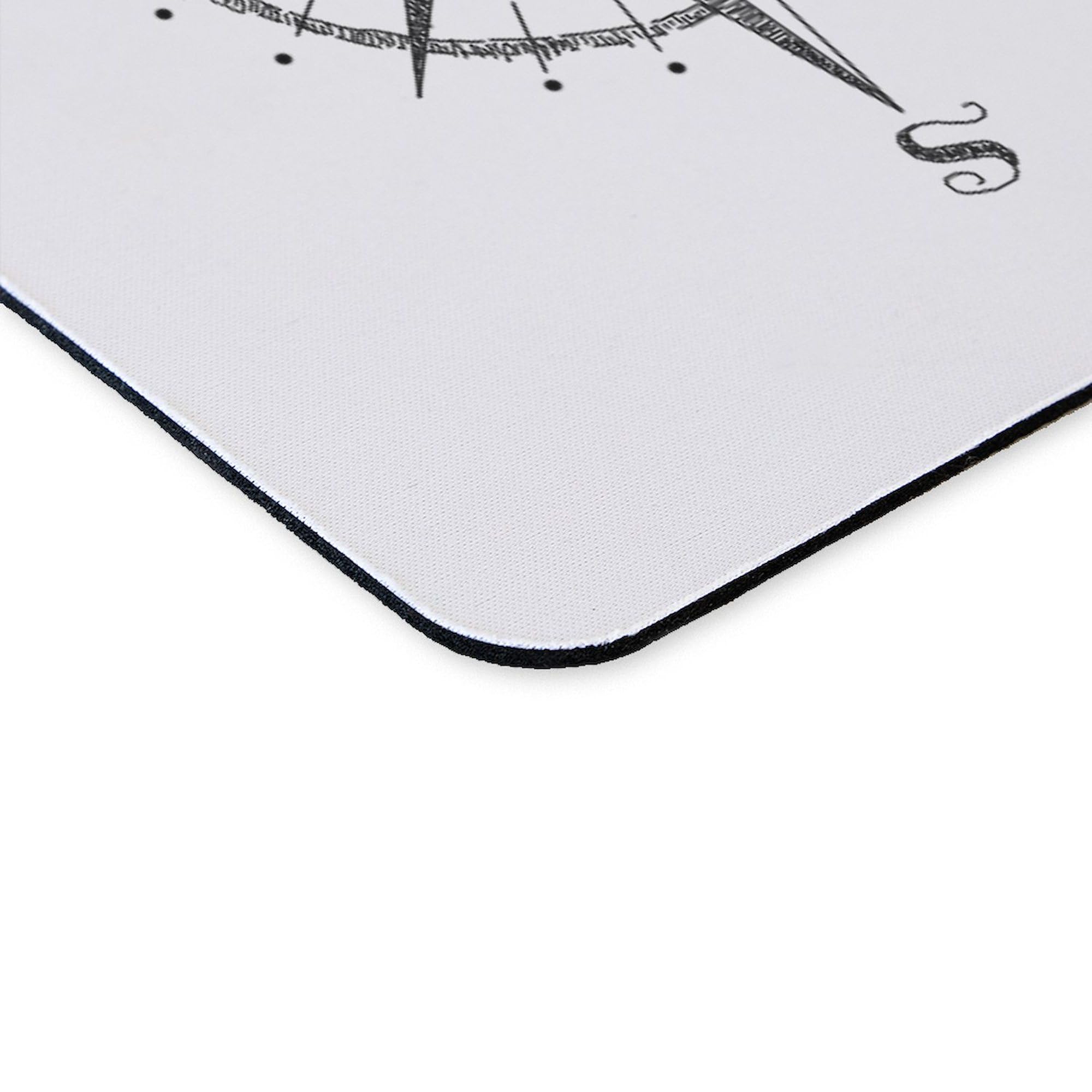 Compass Rose Non-Slip Rubber Gaming Mouse Pad - Perfect for Office, Home & Gaming Setup - Durable Desk Accessory for PC & Laptop