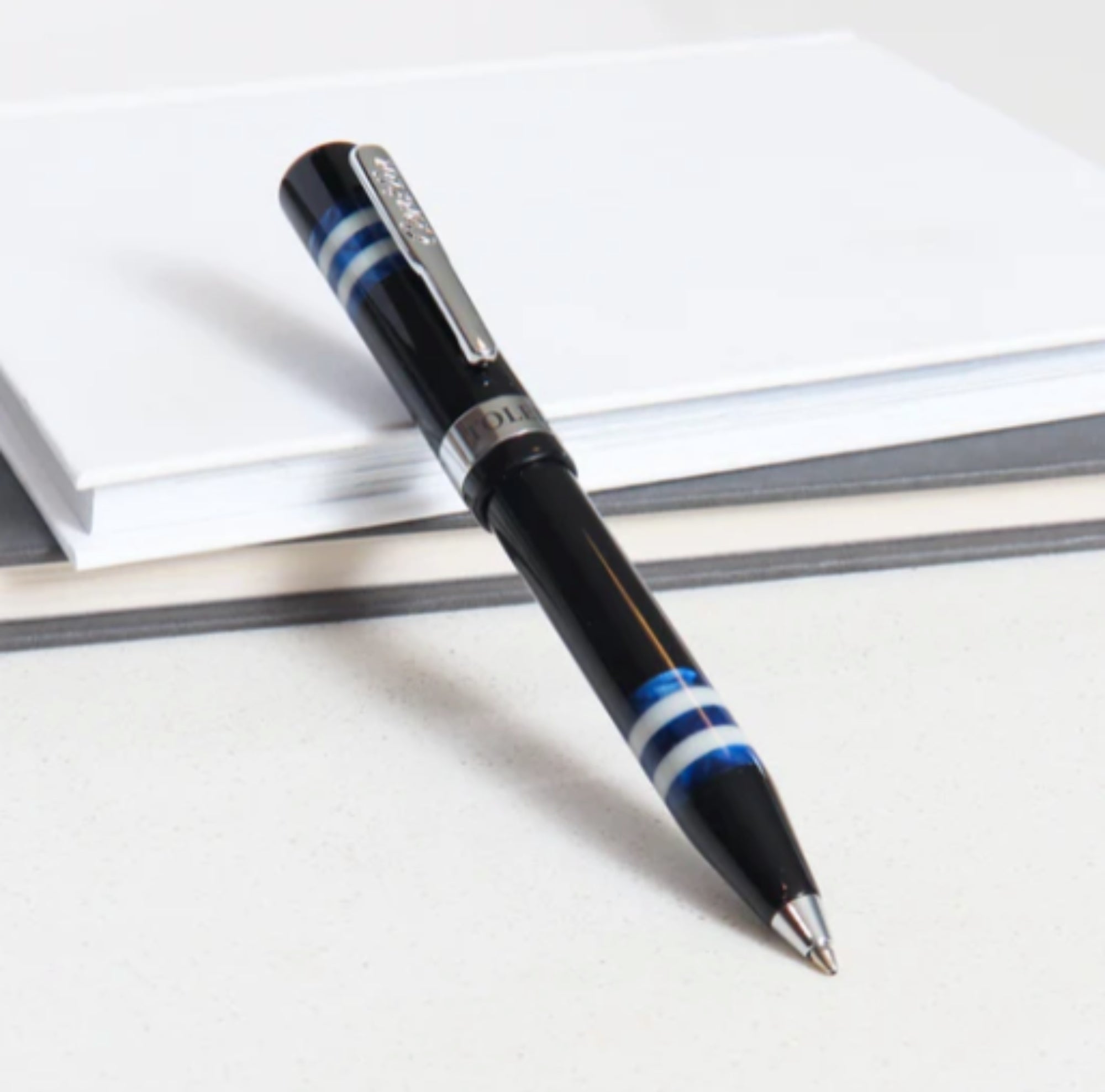 Conklin Toledo Blue Ballpoint Pen - Premium Writing Instrument for Office, Business, and Everyday Use