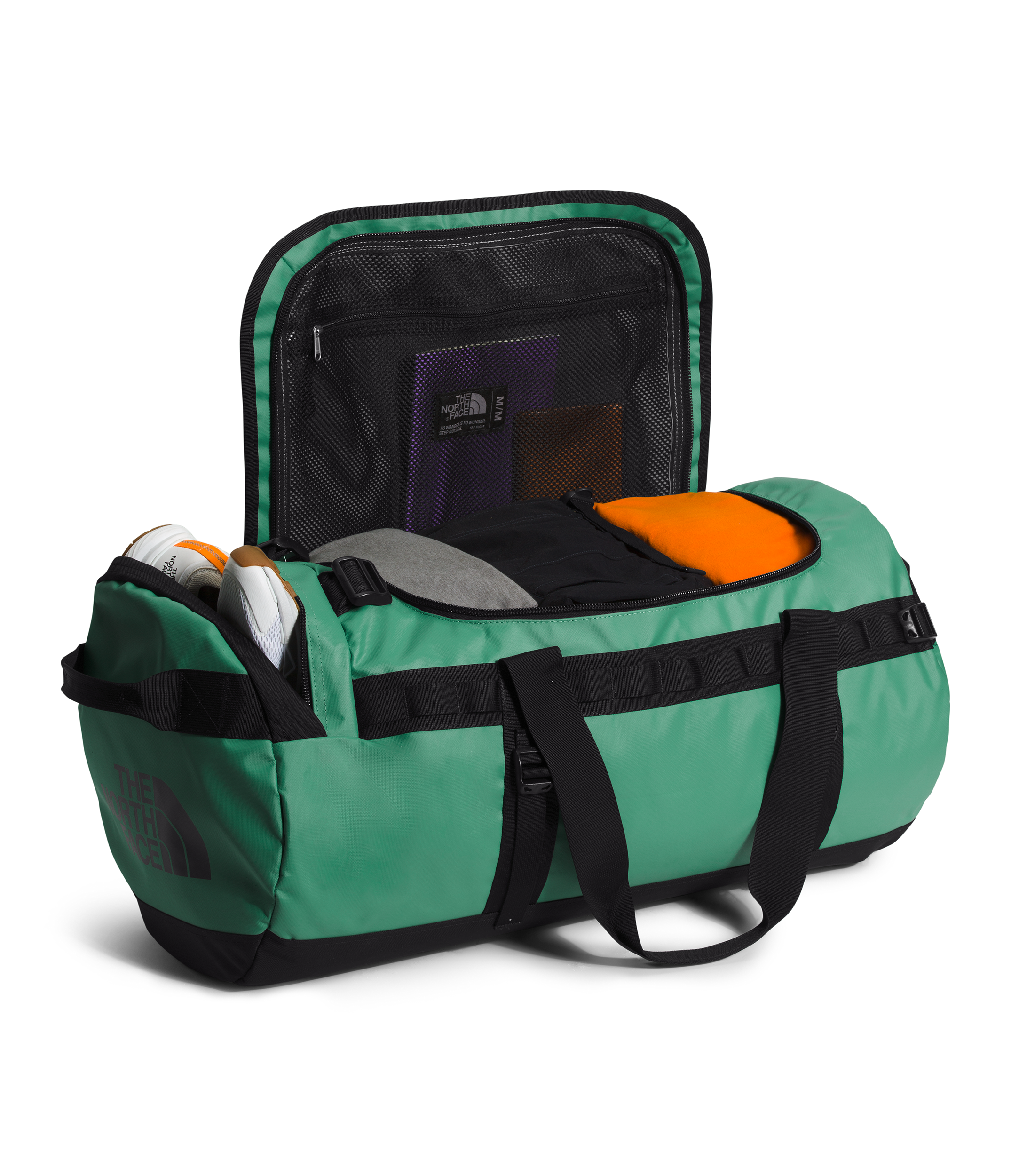 Base Camp Duffel Medium - Durable Travel Duffel Bag for Outdoor Adventures, Gym & Weekend Trips - Water-Resistant & Spacious Carry-On Luggage for Hiking, Camping & Sports Gear