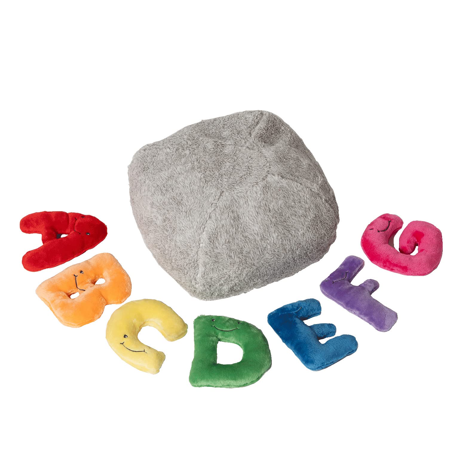 Educational Alphabet Toys for Kids Ages 3-5 - 26 Piece Rainbow Color ABC Learning Set with 4