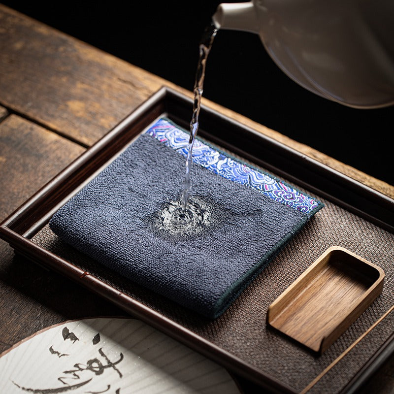 Lucky Cloud Velvet Tea Towel - Soft Absorbent Kitchen Towel for Dishes, Hands, and Countertops - Perfect for Tea Time, Baking, and Home Decor