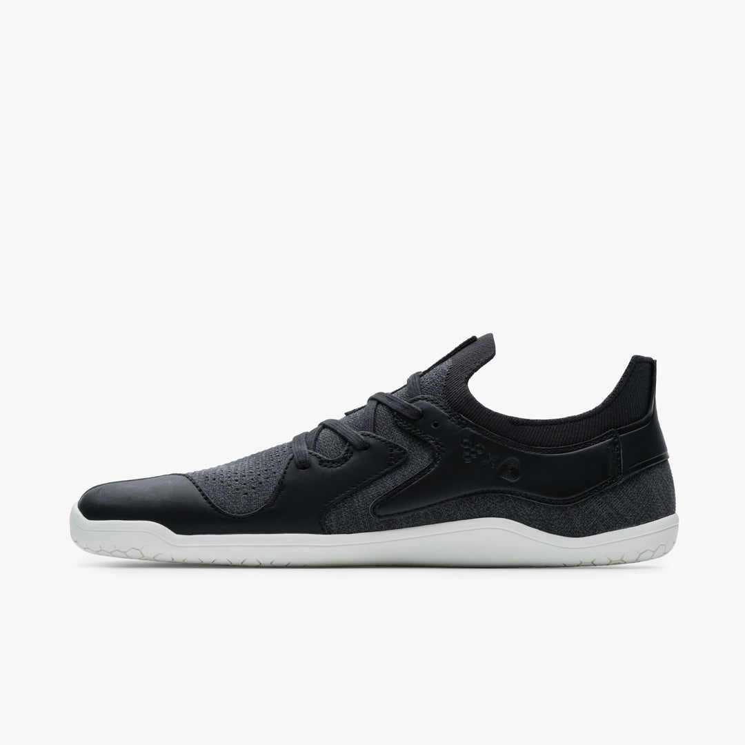 Vivobarefoot Men's Primus Asana III Barefoot Shoes - Obsidian Black | Lightweight & Flexible Minimalist Footwear for Running, Training & Everyday Wear