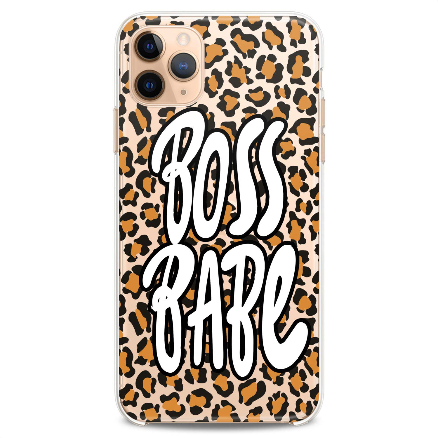 Premium TPU Phone Case for iPhone 16/15/14/13/12/11 Pro Max/Plus/Mini/XS/XR/X/8+/7/6/5/SE - Fashionable Leopard Print & Inspirational Quote Design - Slim Flexible Silicone Protective Cover - Perfect for Work, Travel & Everyday Use