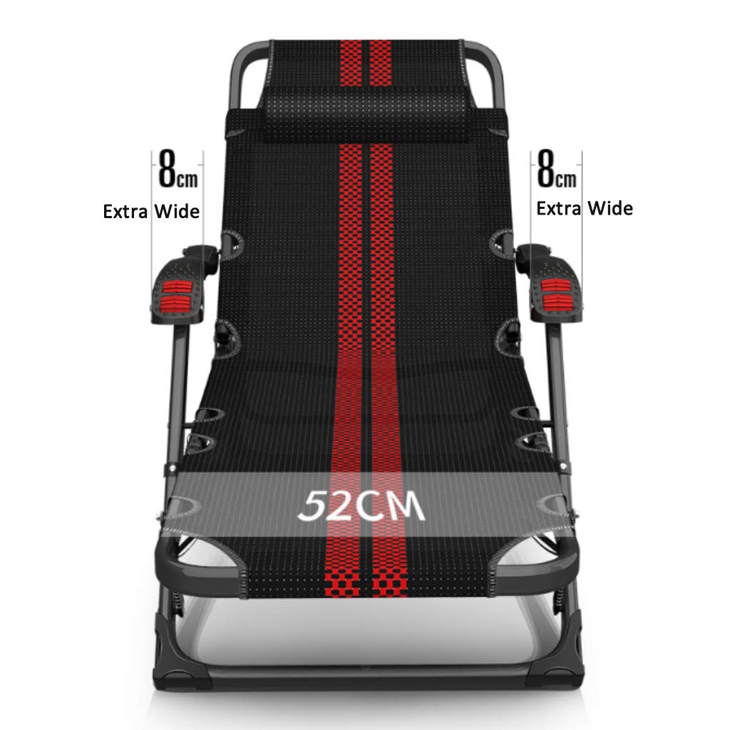 Premium Zero Gravity Reclining Lounge Chair with Oversized Padded Cushion - Foldable Patio Sun Lounger for Beach, Poolside & Backyard Relaxation | Heavy-Duty Outdoor Furniture for Ultimate Comfort