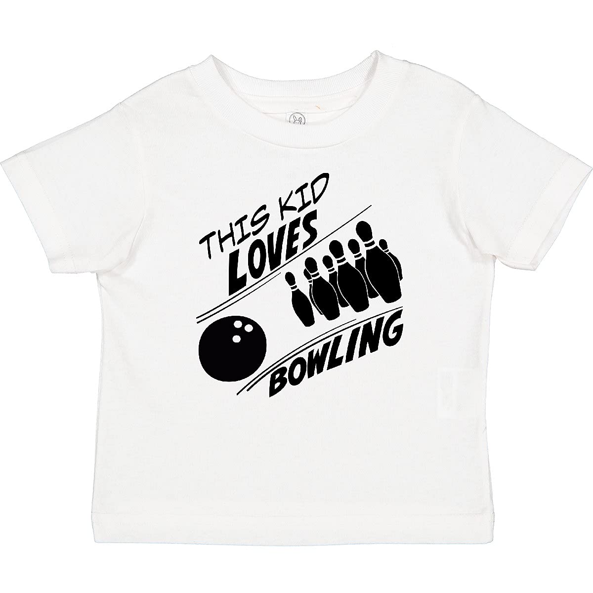 Inktastic This Kid Loves Bowling Baby T-Shirt - Cute Bowling-Themed Outfit for Toddlers & Infants - Perfect for Birthday Parties, Family Gatherings & Bowling Alley Fun