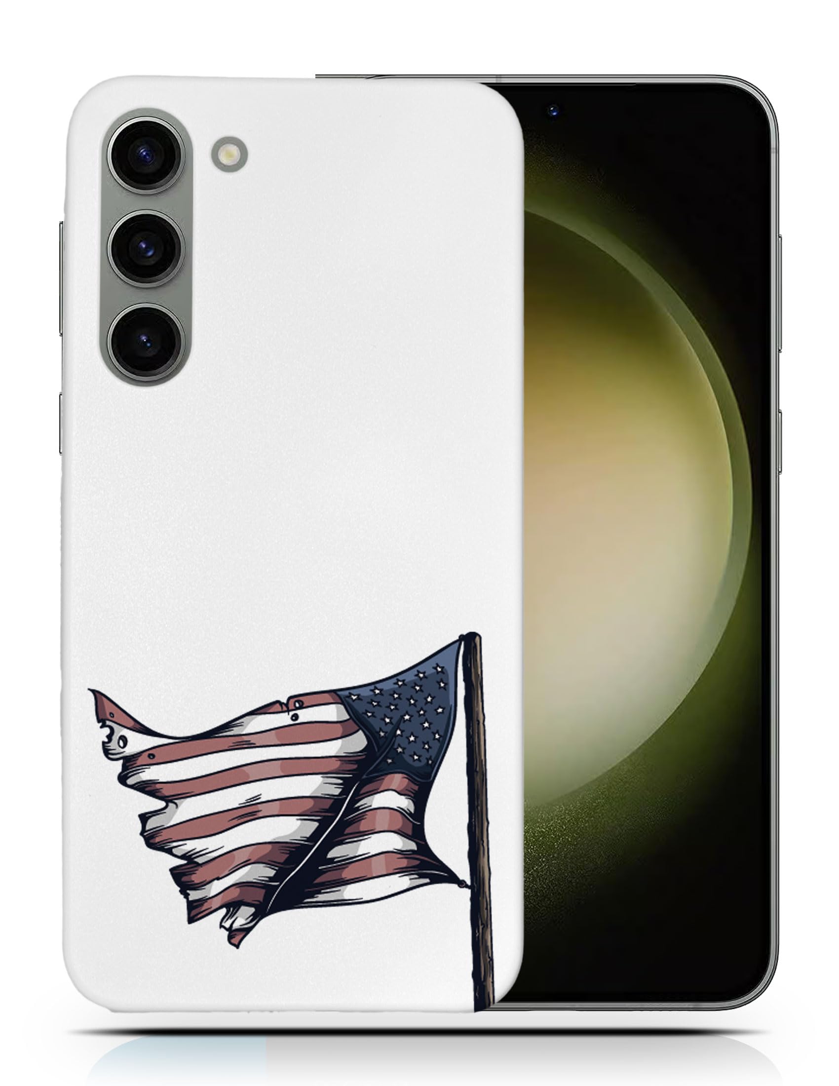American Flag Phone Case for Samsung Galaxy S23+ Plus - Patriotic Protection