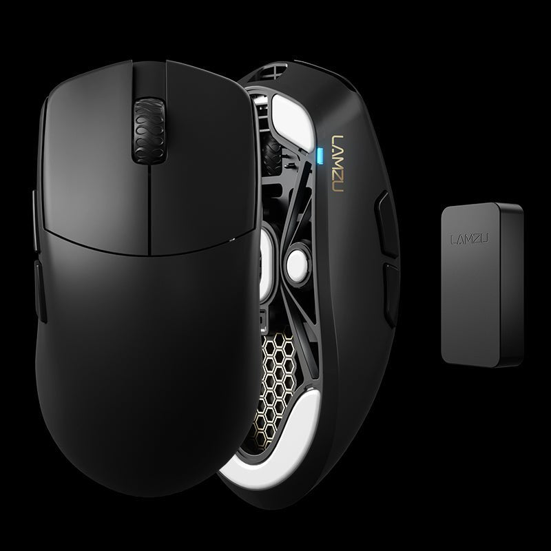 Lamzu Maya 4K Wireless Gaming Mouse - Ultra-Lightweight Ergonomic Design, 4000Hz Polling Rate, Perfect for FPS, MOBA & Esports Gaming