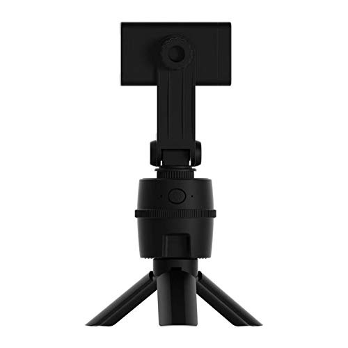 BoxWave HTC One (M9) Plus Stand and Mount with PivotTrack Selfie Technology - Jet Black Smartphone Holder for Video Calls, Live Streaming & Hands-Free Viewing