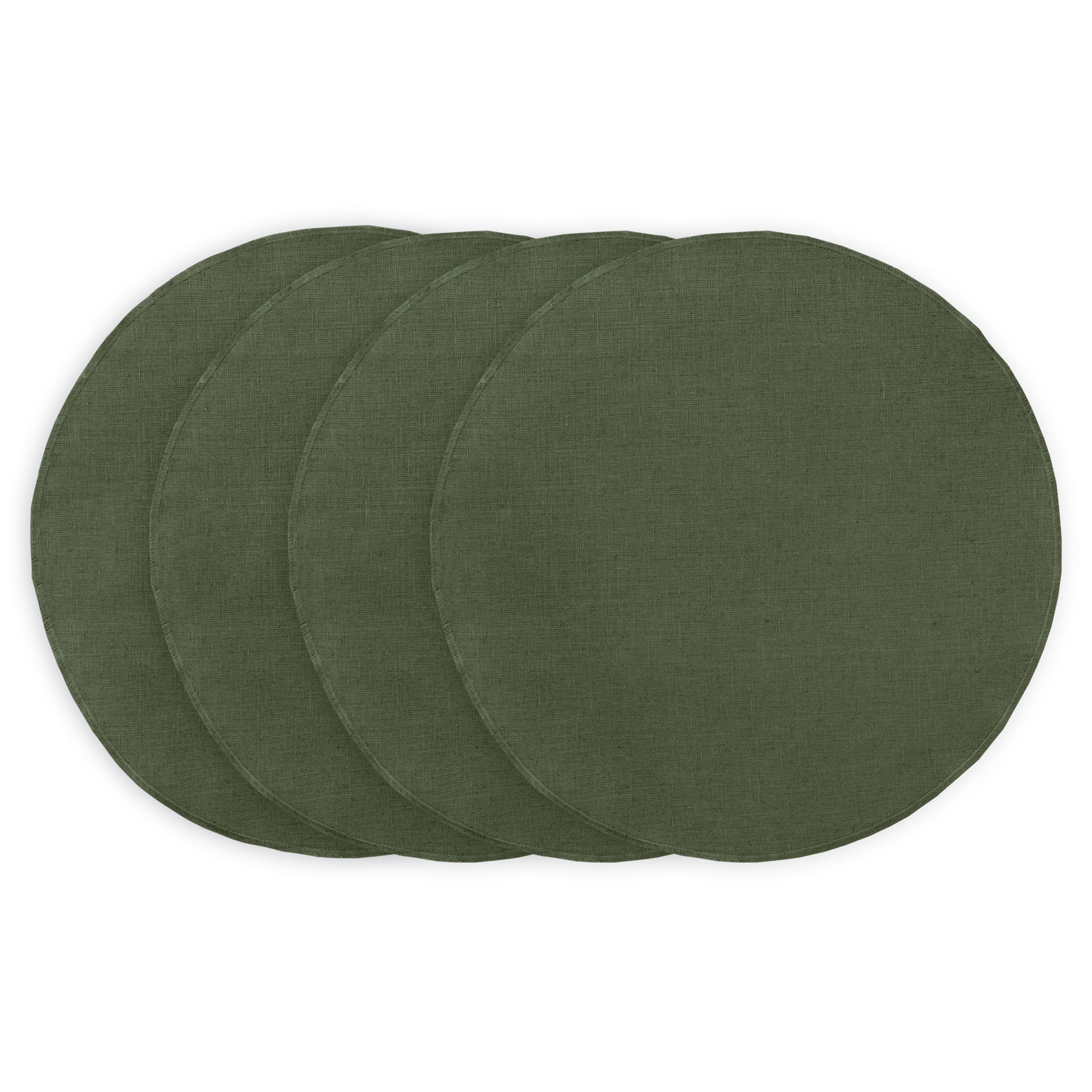 Premium Round Placemats Set of 4 - Non-Slip Heat Resistant Table Mats for Dining & Decor - Perfect for Dinner Parties, Holidays & Everyday Use