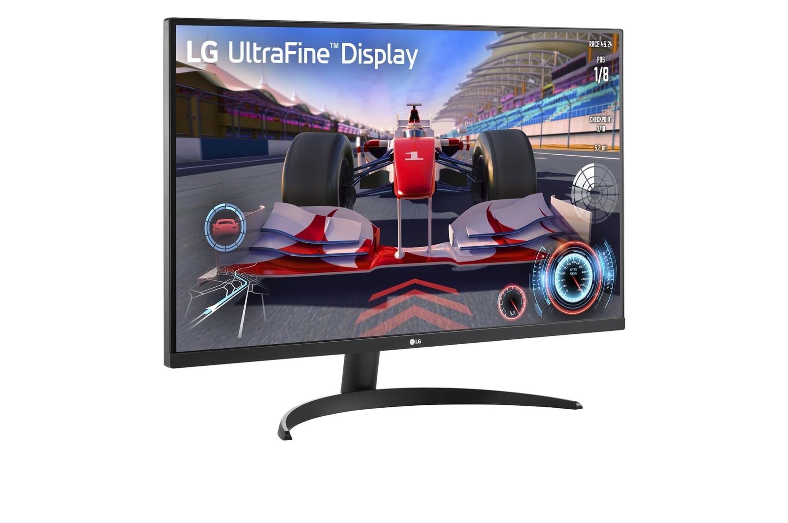LG 32UR500K-B 32-inch 4K UHD Monitor (3840x2160) with HDR10, Built-in Dual Speakers, OnScreen Control - Borderless Design for Home Office, Gaming & Graphic Design | HDMI x2, DisplayPort, Flicker Safe Technology