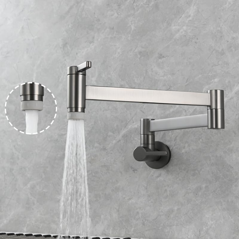 Brushed Gray With Dual Function Nozzle