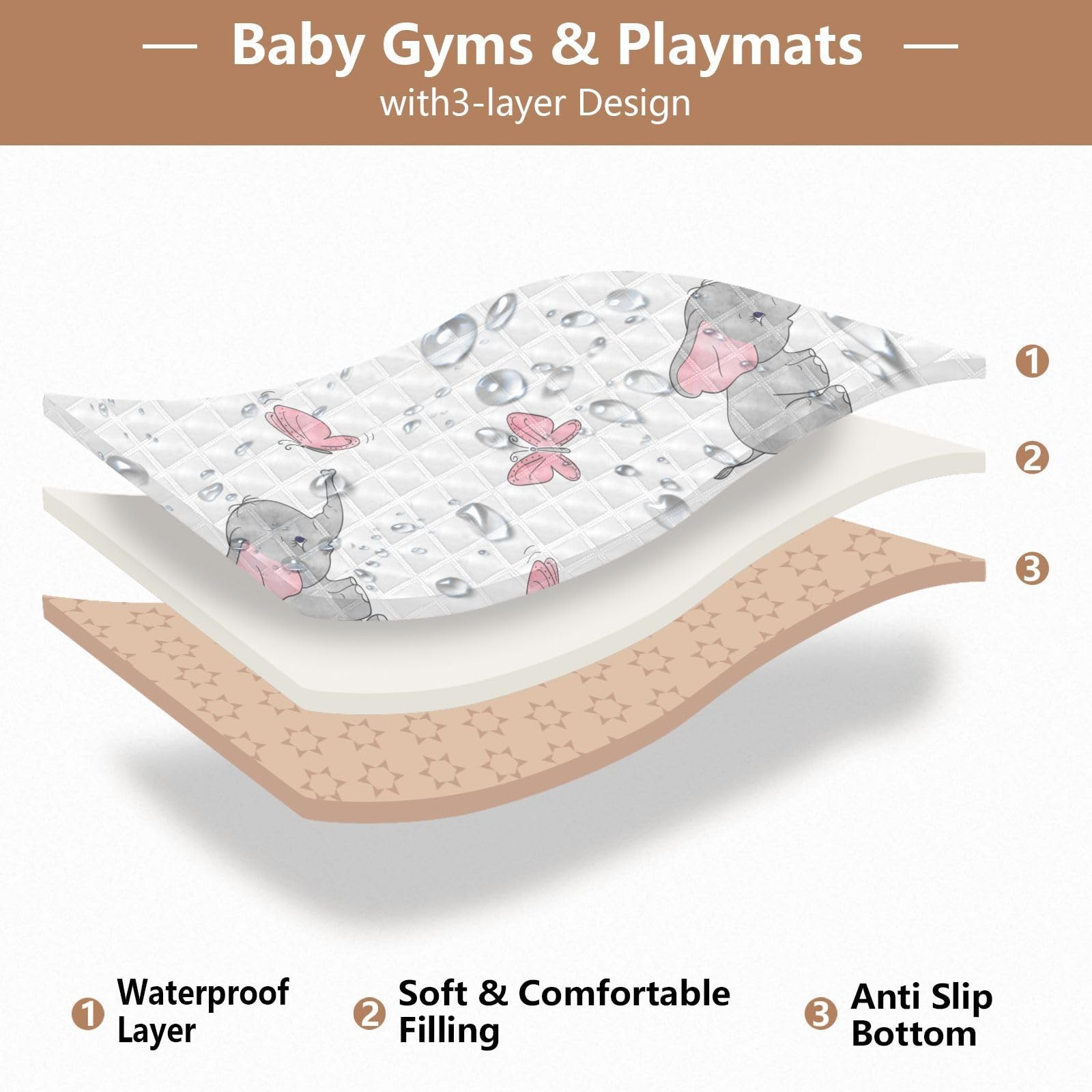 Premium Non-Toxic Baby Play Mat - 50