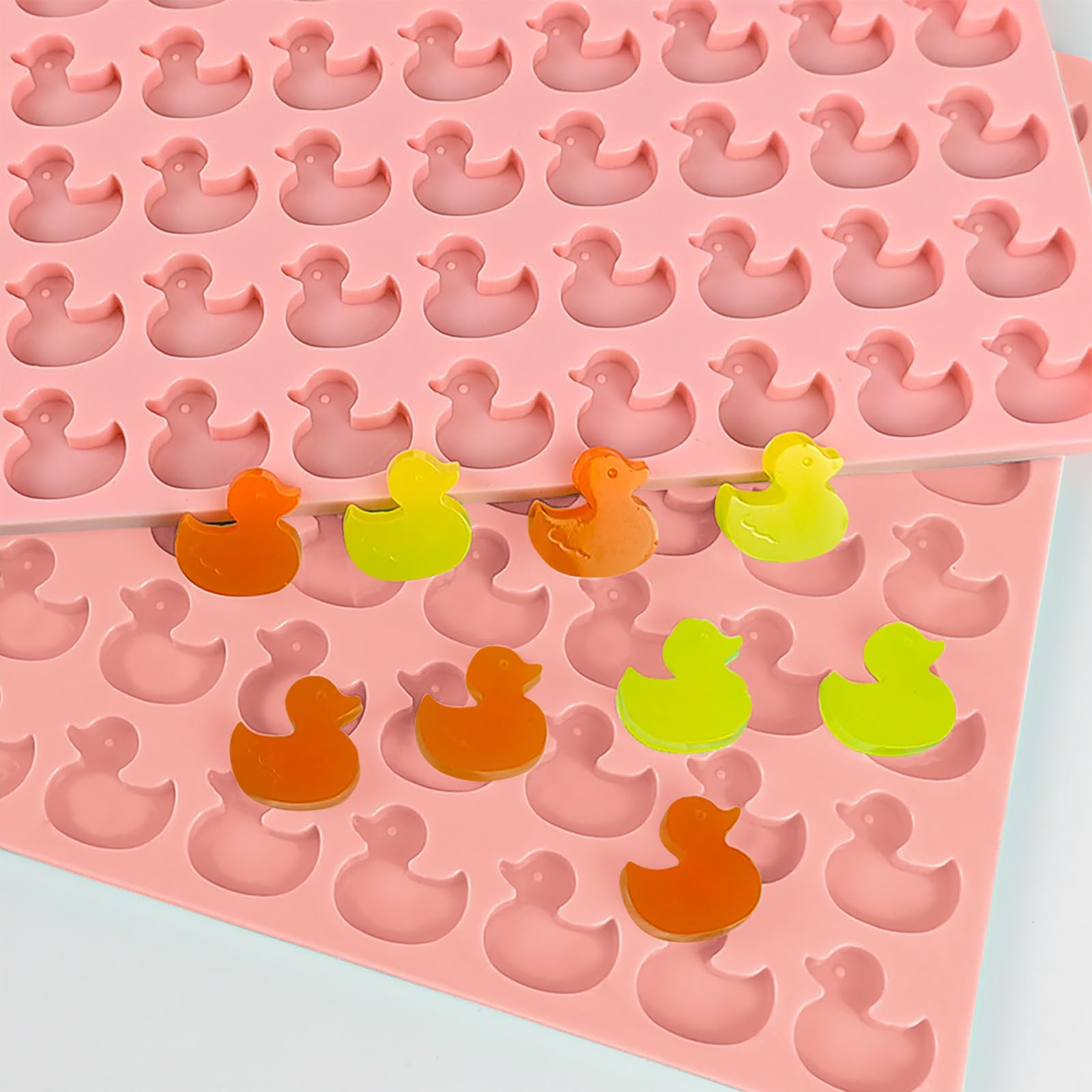 96-Cavity Mini Duck Silicone Molds for Baking Dog Treats, Biscuits, Cookies, Candy, Chocolate & Gummies | Perfect for Pet Snacks, Party Favors & DIY Desserts
