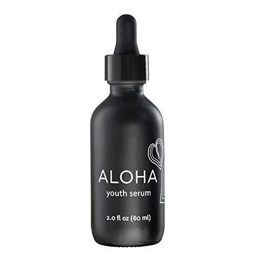 Honua Skincare Aloha Youth Serum - 2 Oz Anti-Aging Face Serum with Hawaiian Botanicals for Hydration & Glow | Perfect for Daily Skincare Routine & Nighttime Regimen