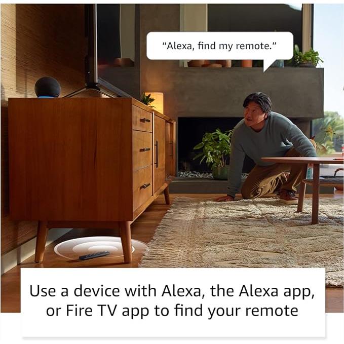Amazon Alexa Voice Remote Pro - Smart TV Remote Control with Built-in Alexa, Backlit Buttons, for Fire TV, Streaming Devices - Perfect for Home Entertainment & Smart Living