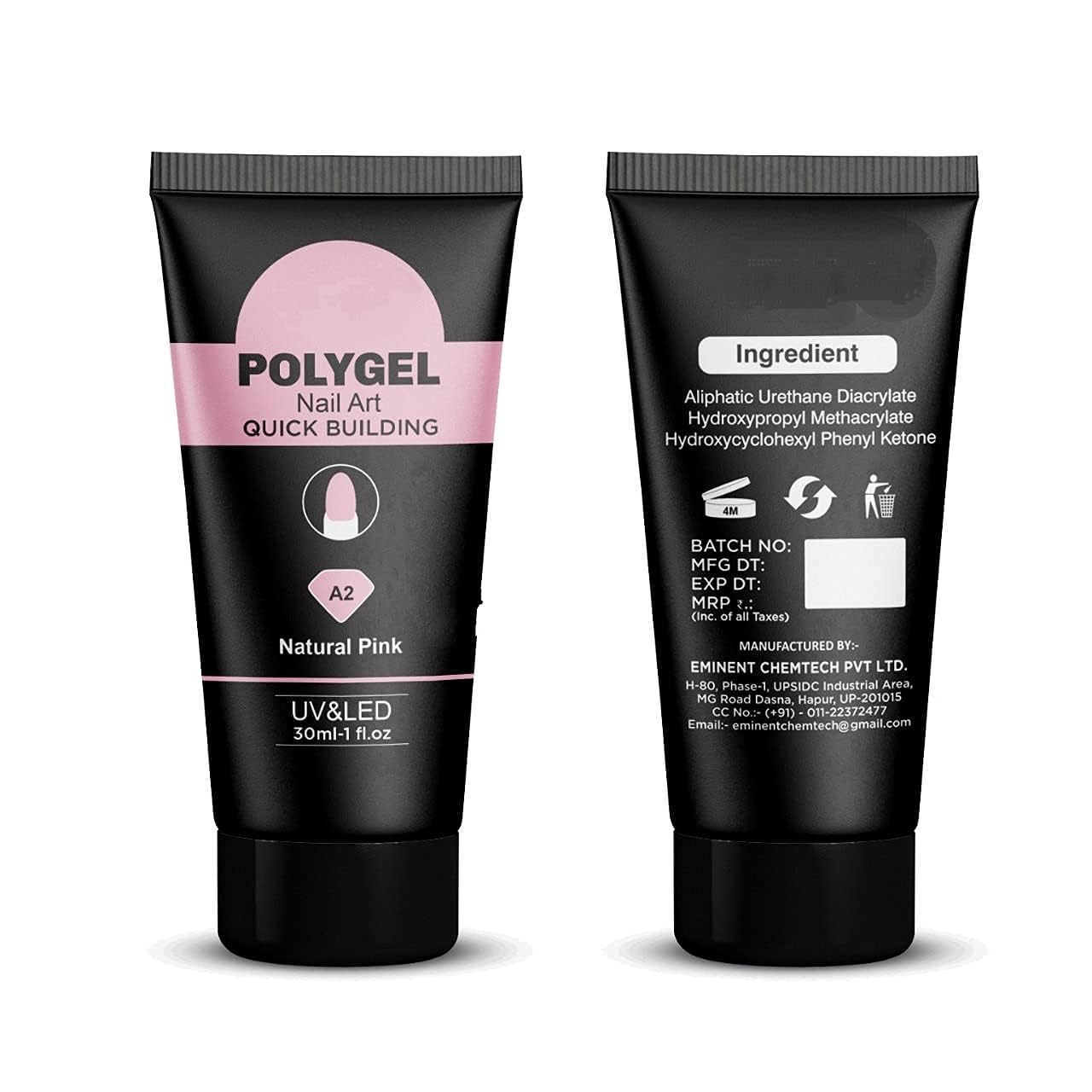 Feelhigh 30ml Pink Poly Extension Gel - Professional Builder Nail Gel for Salon & DIY Home Manicures | Trendy Jelly Nail Art Design, Fall Nail Polish | Perfect Gift for Women (Great for Parties, Weddings & Everyday Wear)