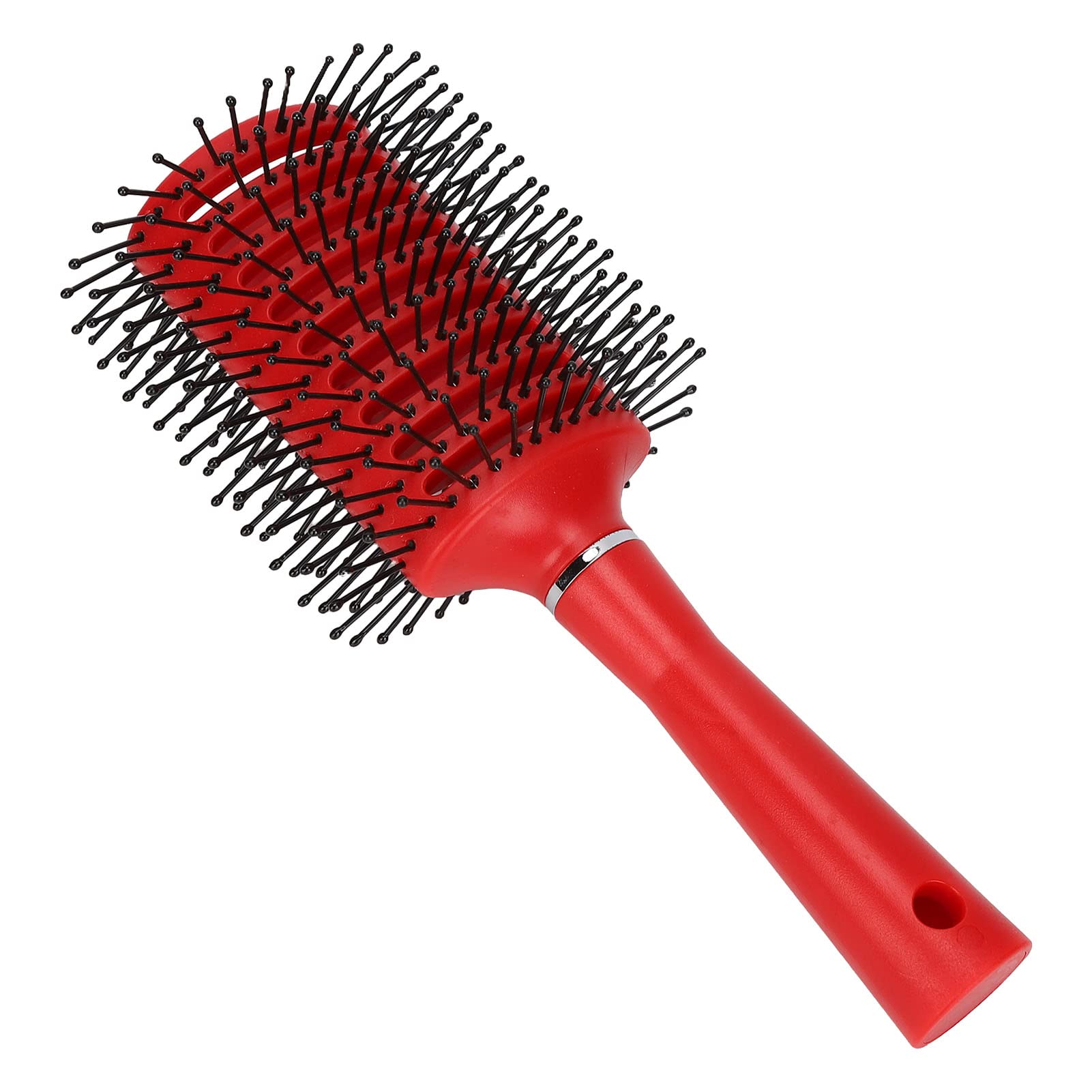 Ionic Round Hair Brush - Anti Static Hollow Roller Hair Styling Brush for Women & Men | Salon Quality Portable Hair Comb for Smoothing, Volumizing & Styling | Perfect for Home Use, Travel & Professional Salon Styling
