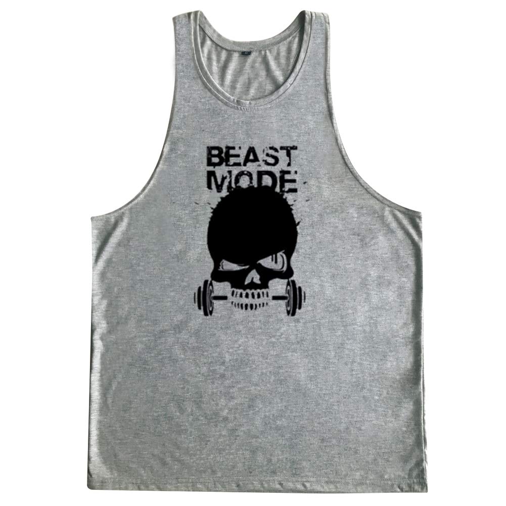 Men's Gym Bodybuilding Stringer Tank Top - Workout Muscle Cut Shirt for Fitness & Training - Sleeveless Athletic Vest for Weightlifting, CrossFit & Bodybuilding