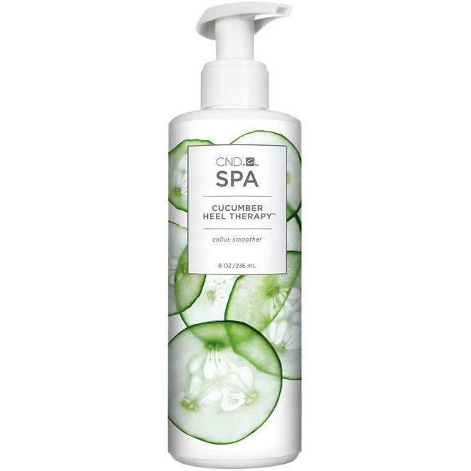CND Cucumber Heel Therapy Callus Smoother - 8 oz Moisturizing Foot Cream for Dry, Cracked Heels - Perfect for Pedicures & At-Home Foot Care