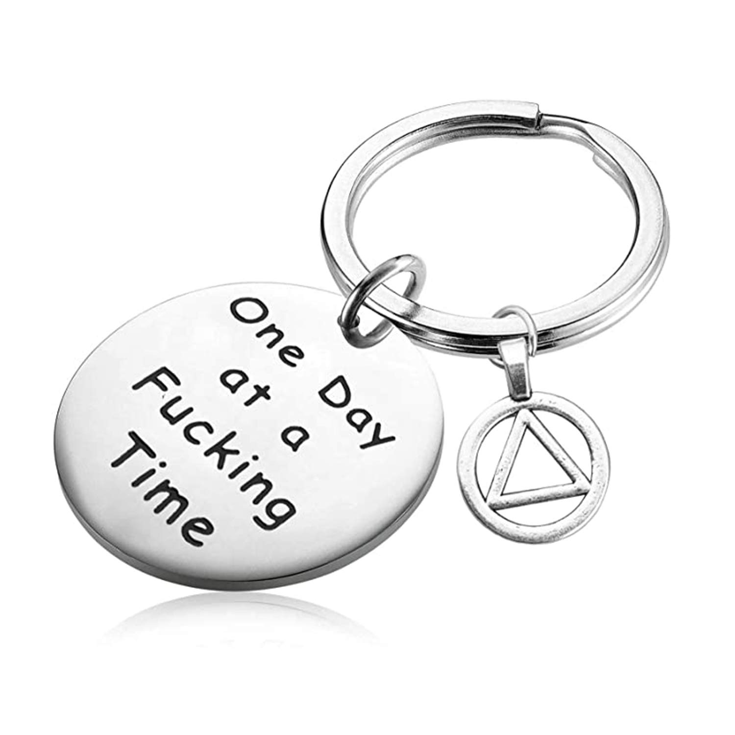 TGBJE One Day At A Time Bracelet - Motivational Sobriety Gift for Addiction Recovery, AA & NA Support Jewelry - Perfect for 12-Step Meetings & Daily Encouragement